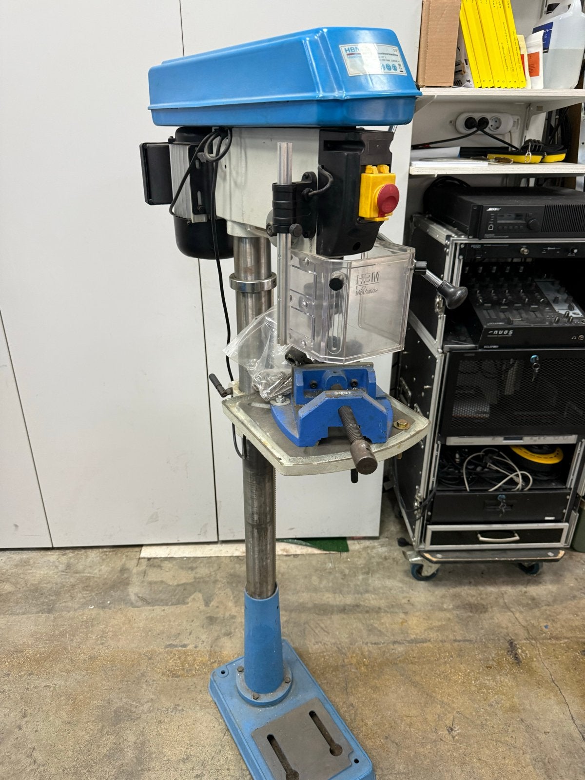 HBM 20 Kolomboormachine - 850 Watt, Doe-het-zelf en Verbouw, Gereedschap | Boormachines, Ophalen, Gebruikt, 600 watt of meer, Kolomboormachine