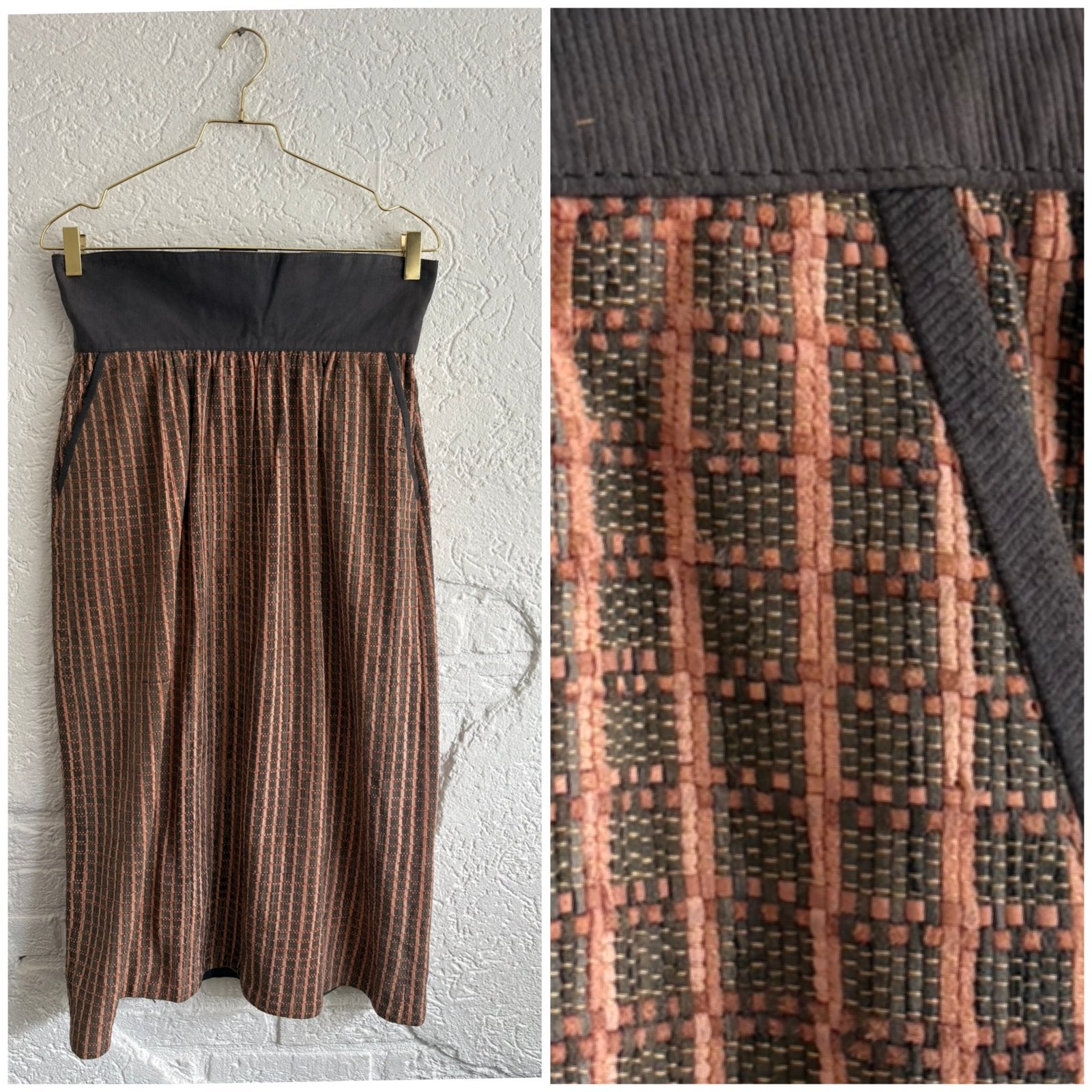 Mario Valentino vintage leren rok M, Maat 38/40 (M), Overige kleuren, Ophalen of Verzenden, Zo goed als nieuw