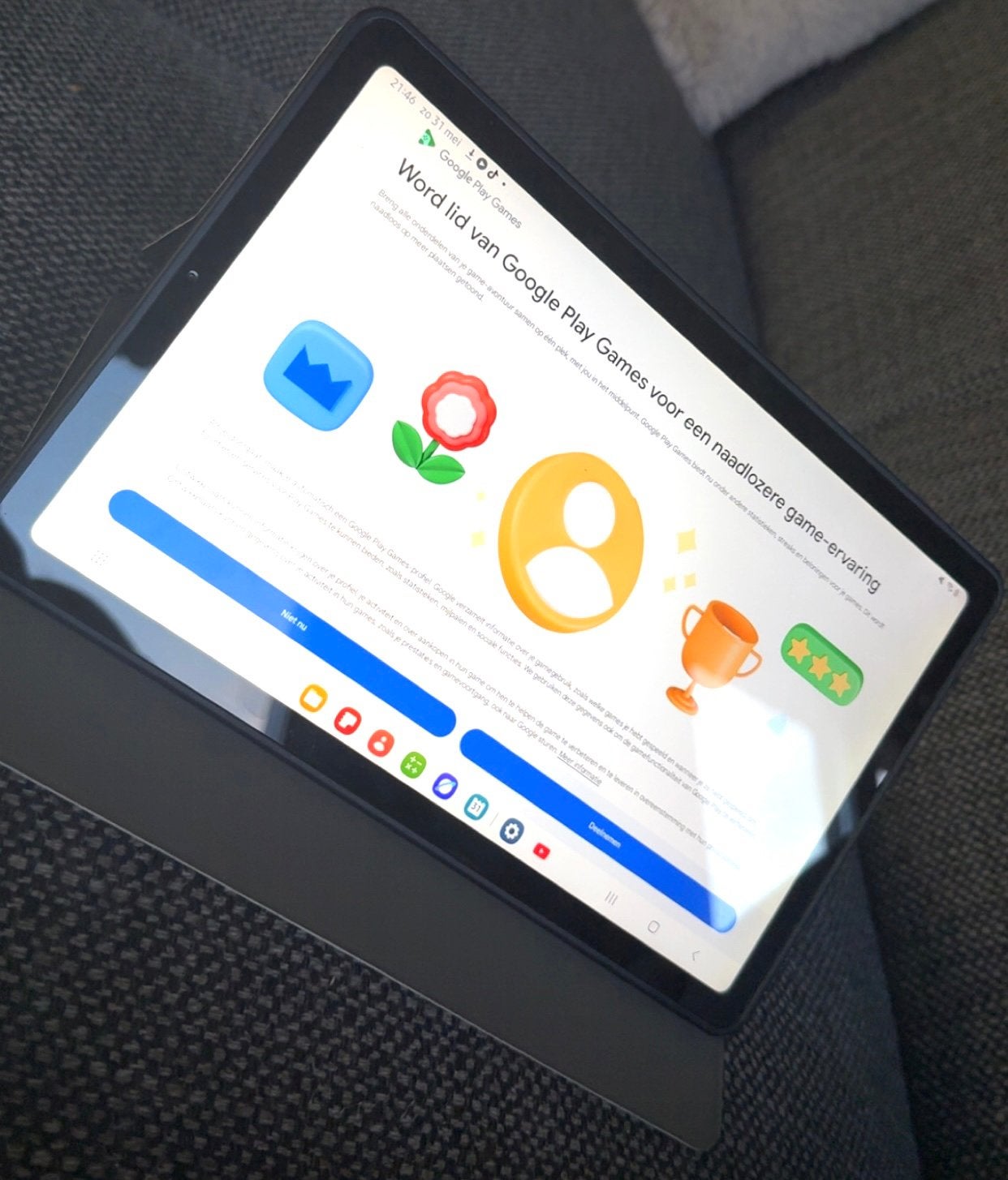 Samsung Galaxy Tab S6 Lite 64GB + Hoesje, Computers en Software, Android Tablets, Ophalen, Zo goed als nieuw, 10 inch, 64 GB