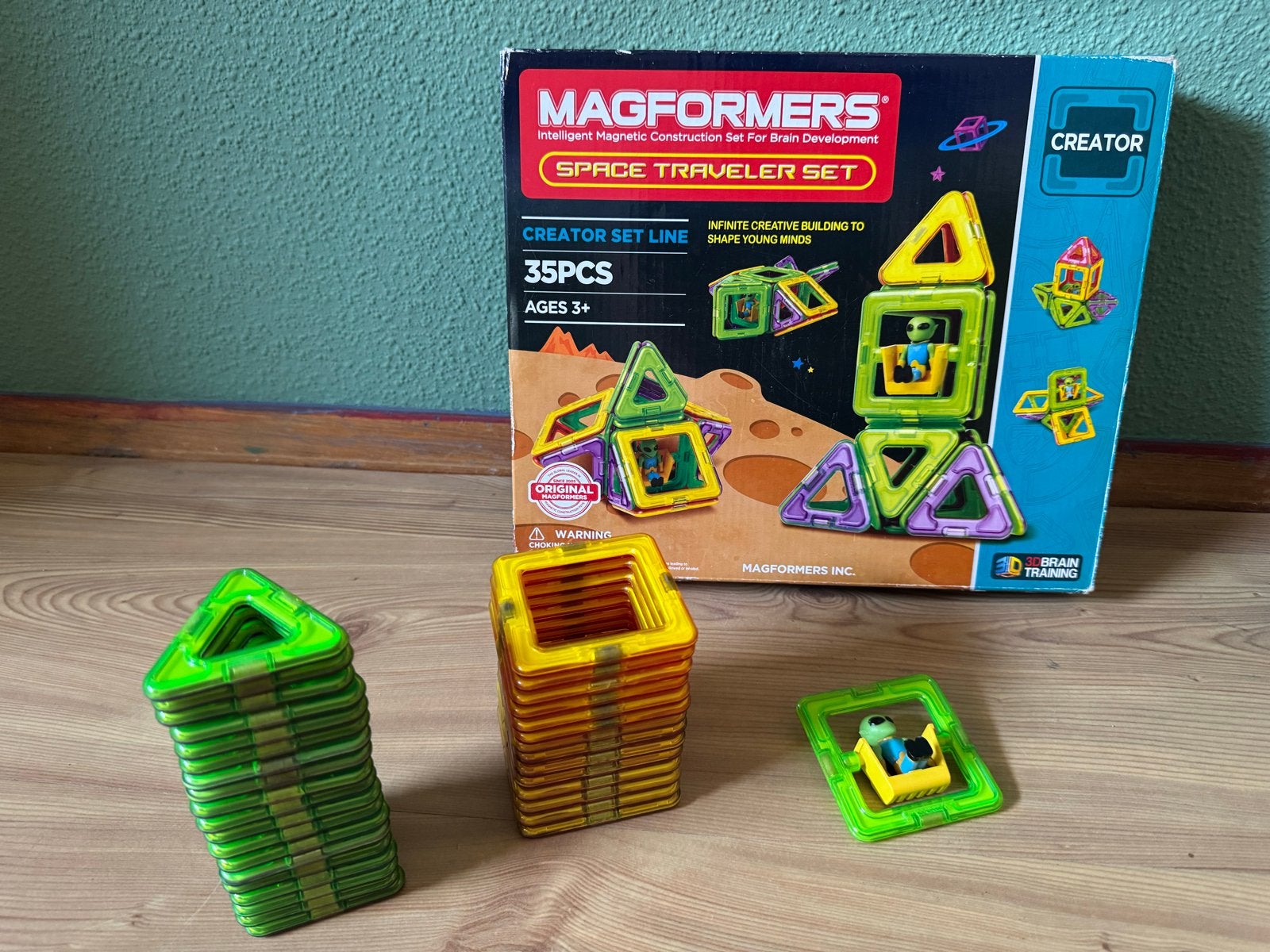 Magformers Space Traveler Set - Magnetisch Bouwspeelgoed, Ophalen of Verzenden, Zo goed als nieuw, Overige merken