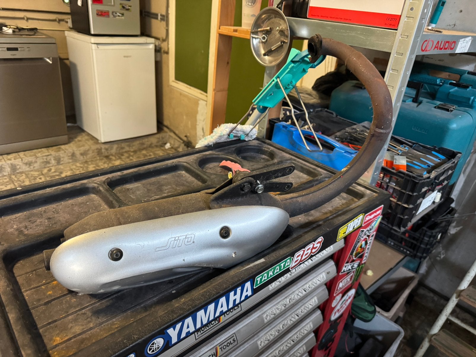 Sito plus peugeot vivacity, Fietsen en Brommers, Brommeronderdelen | Scooters, Ophalen, Zo goed als nieuw, Uitlaat, Peugeot