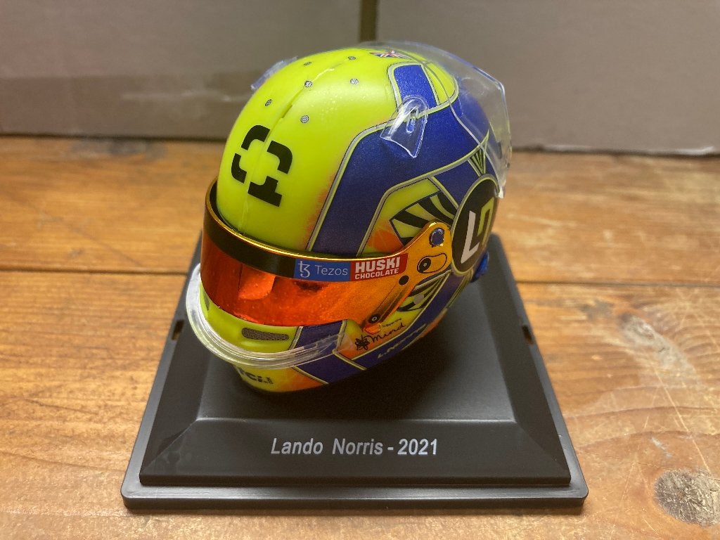 ✅ Lando Norris 1:5 helm 2021 Mclaren F1 1/5 helmet Spark, Verzamelen, Automerken, Motoren en Formule 1, Ophalen of Verzenden, Nieuw