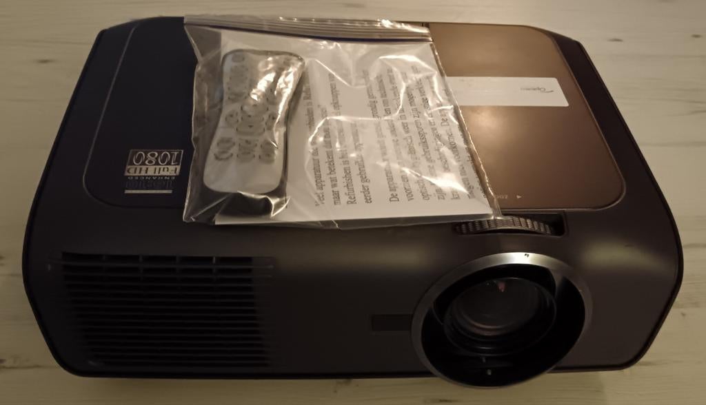 Optoma 4500 ansilumen hd beamer,lensshift,Wifi,, Ophalen of Verzenden, Nieuw, DLP, Optoma