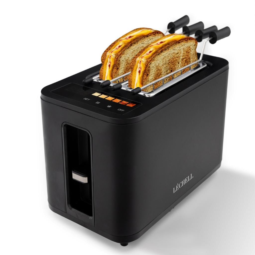 Broodrooster met tostiklemmen, Witgoed en Apparatuur, Broodroosters, Zo goed als nieuw, Uitneembare kruimellade, Ophalen of Verzenden