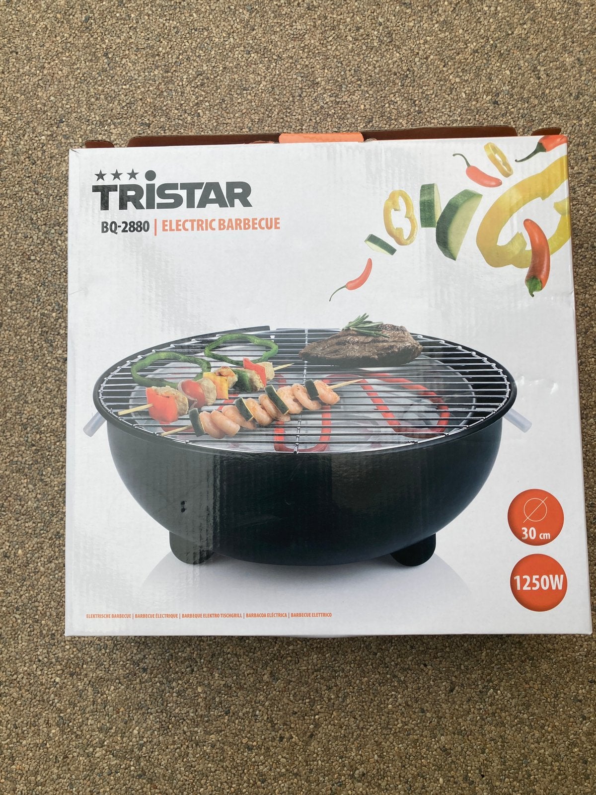 Tristar elektrische barbecue, Ophalen of Verzenden, Nieuw