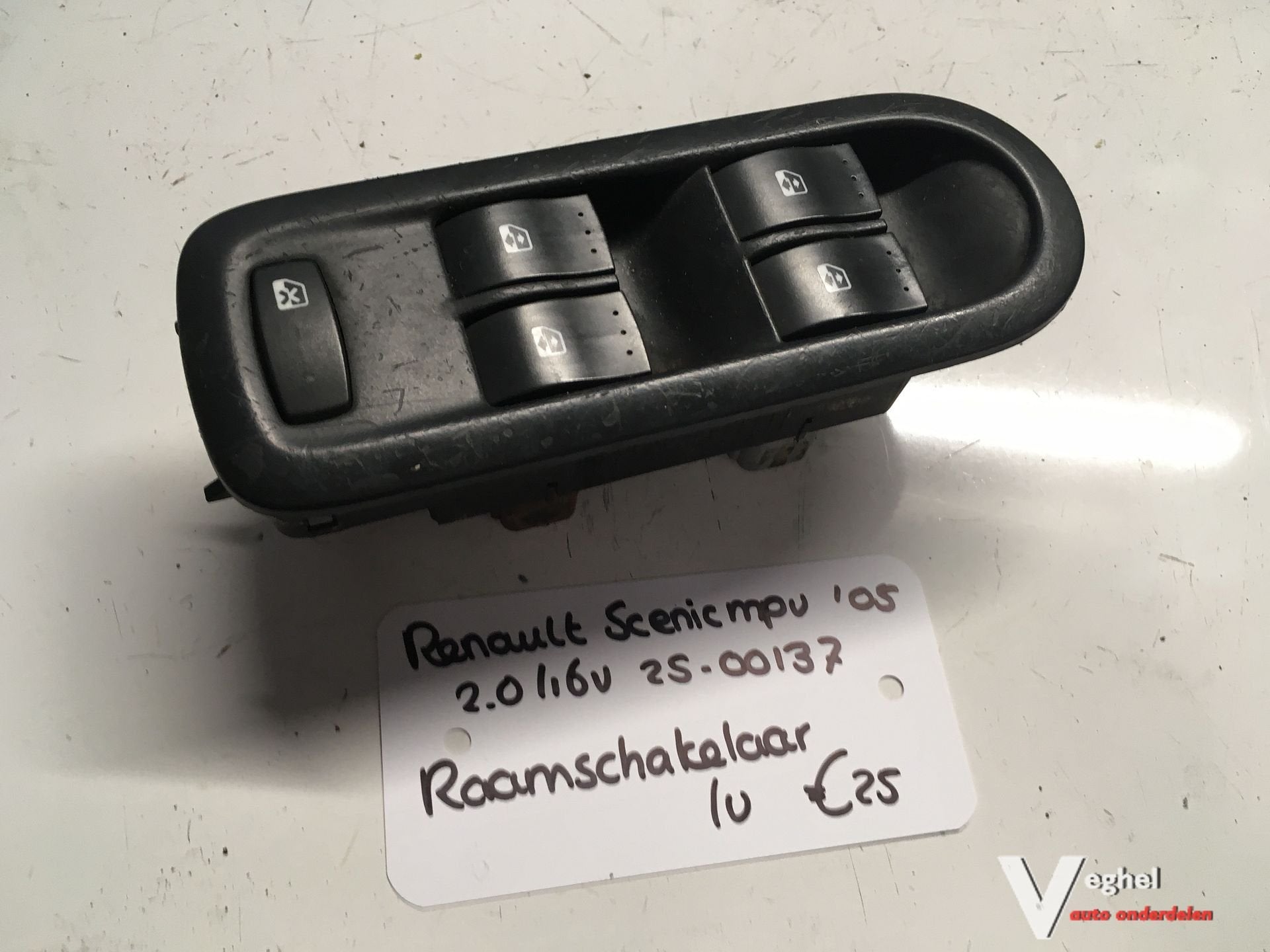 Renault Scenic 2.0 16v 2005 2500137   Raamschakelaars Linksv