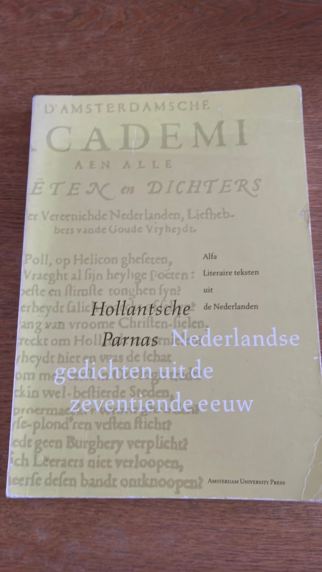 Hollantsche Parnas - Nederlandse gedichten uit de 17e eeuw, Ophalen of Verzenden, Zo goed als nieuw