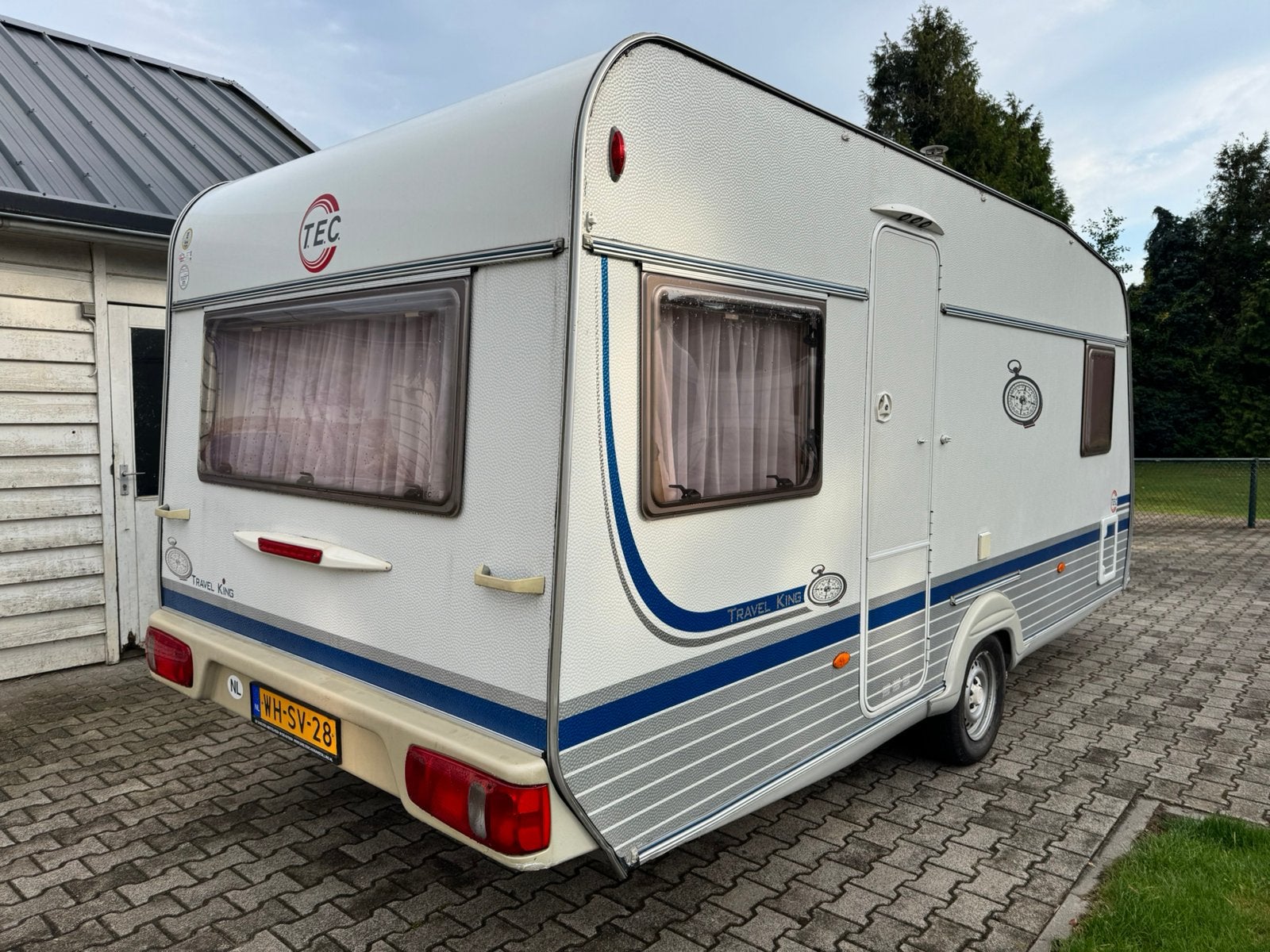Prachtige KNAUS SPORT 500 QDK *stapelbed*fietsenrek*voortent, Caravans en Kamperen, T.E.C., Rondzit, Bedrijf, _