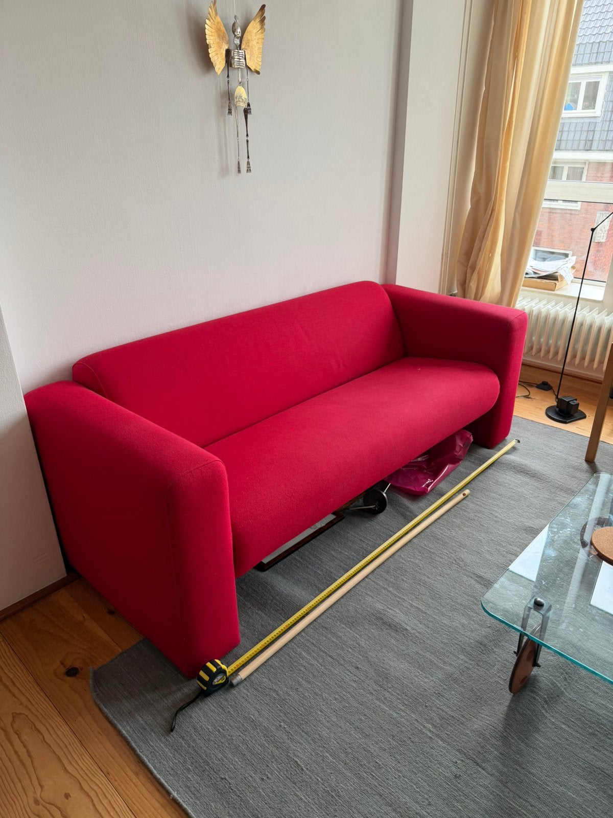 Artifort bank in goede staat - 200x80x70 cm, Ophalen, Gebruikt, Driepersoons, 75 tot 100 cm