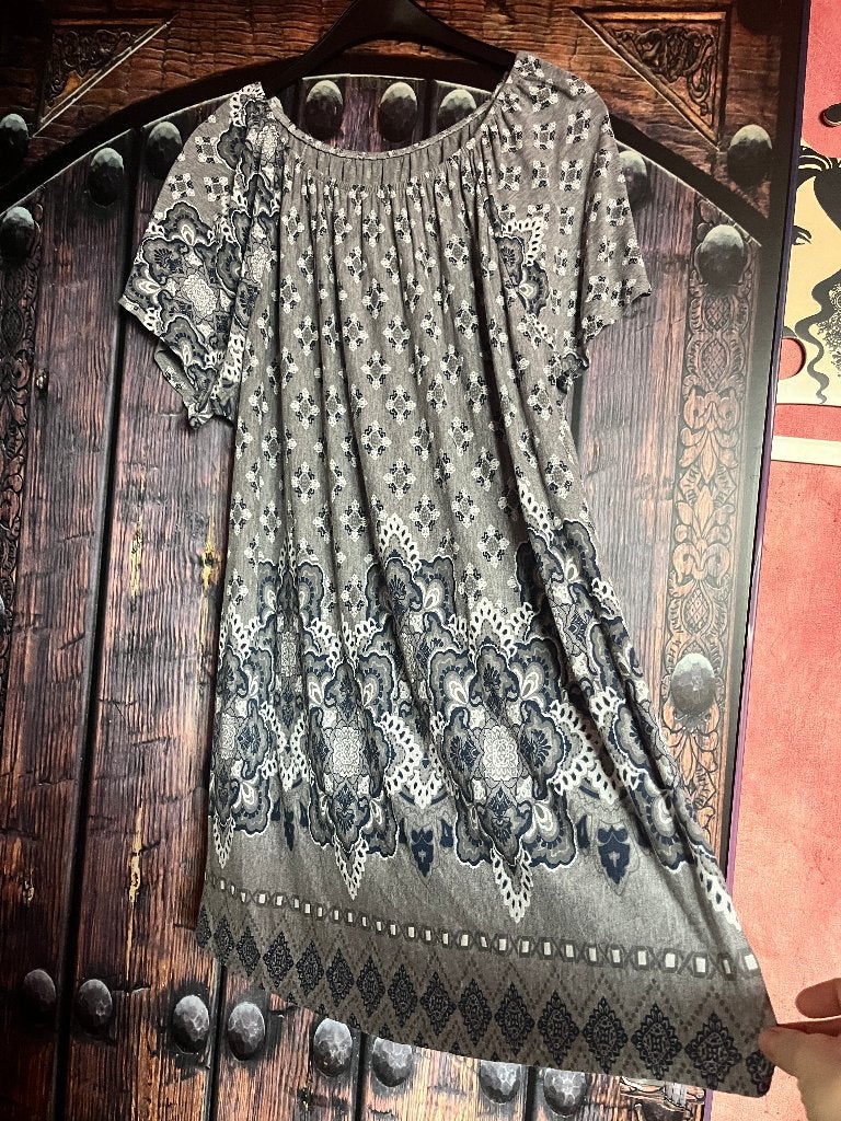 Mooie Ibiza mini jurk maat 42/44 met motieven nu 15,99€, Noidea, Meerkleurig, Maat 42/44 (L), Ophalen of Verzenden