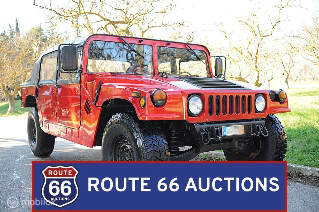 Hummer H1 | 1985 | Route 66 Auctions, Auto's, Hummer, Overige carrosserieën, Zwart, Bedrijf