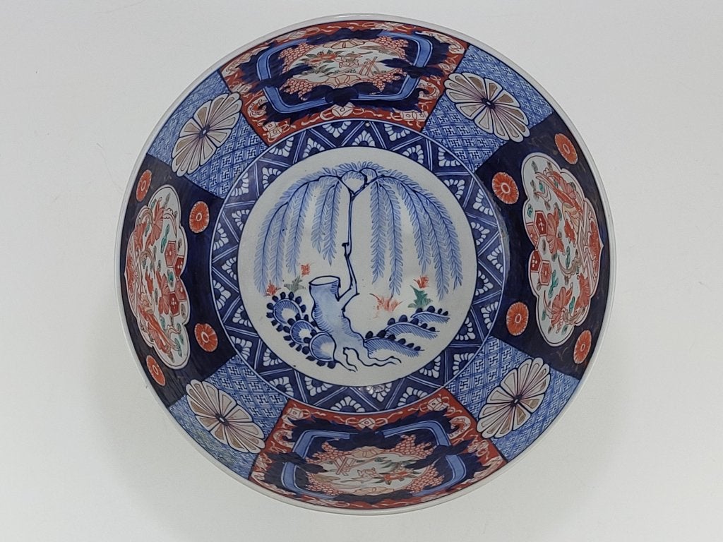 Grote antieke imari kom / punch bowl, Ophalen of Verzenden