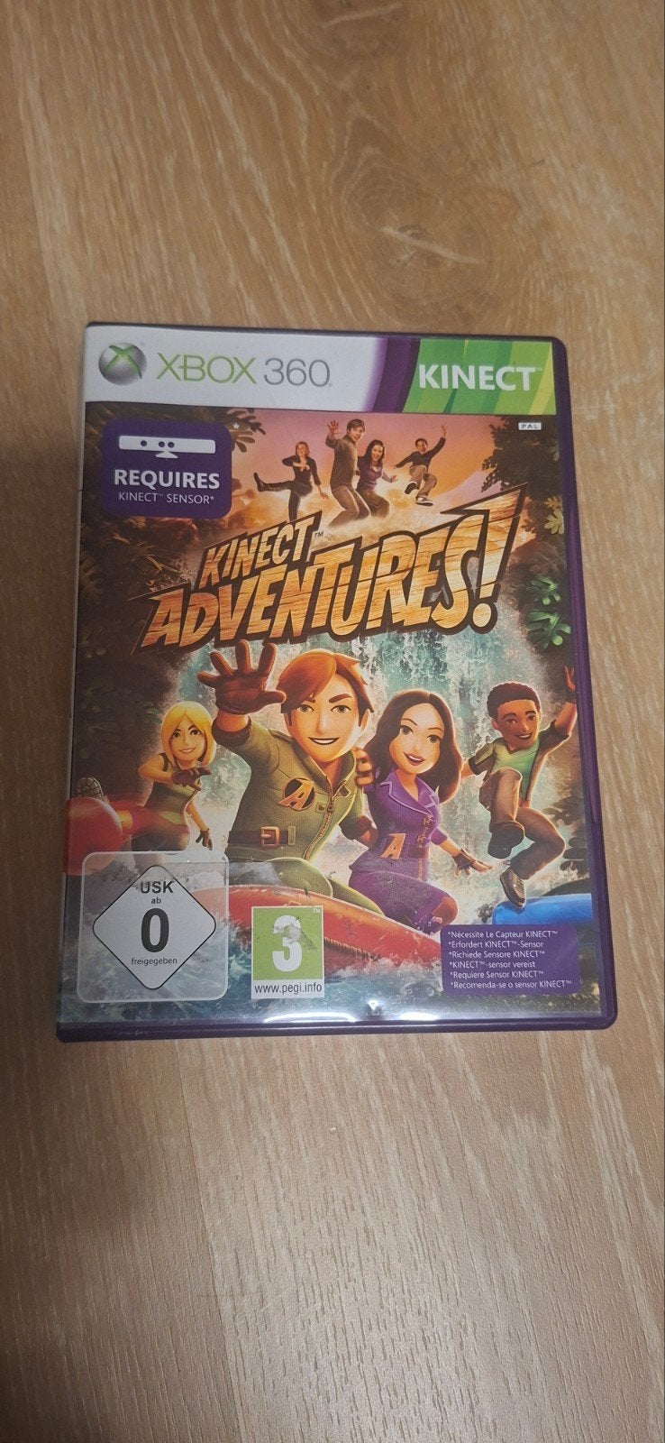 Kinect Adventures! voor Xbox 360, Spelcomputers en Games, Avontuur en Actie, Gebruikt, 2 spelers, Eén computer