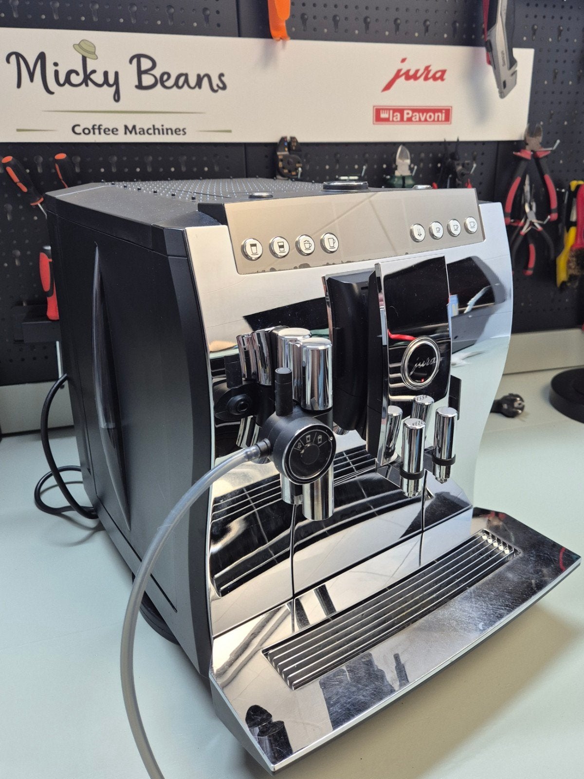 Jura Z7 Chrome 6mnd Garantie + Onderhoud, Witgoed en Apparatuur, Koffiezetapparaten, Micky Beans, 10 kopjes of meer, Ophalen of Verzenden
