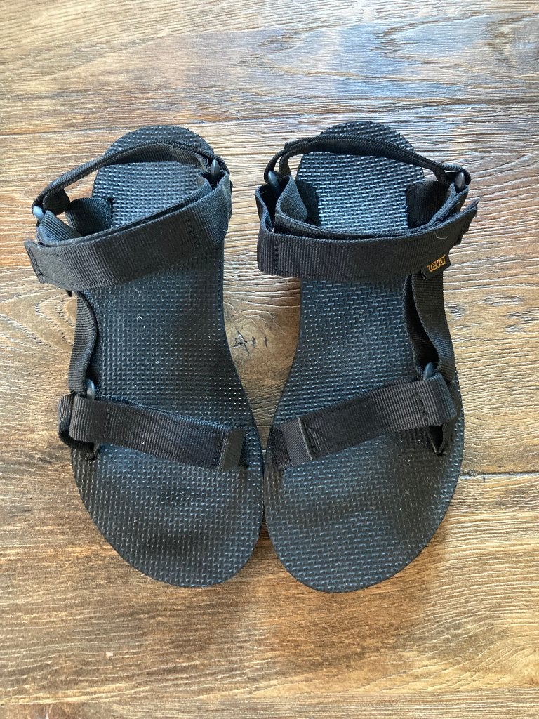 Teva sandalen,  plat, zwart, maat 39, Kleding | Dames, Schoenen, Zwart, Teva, Gedragen, Sandalen of Muiltjes