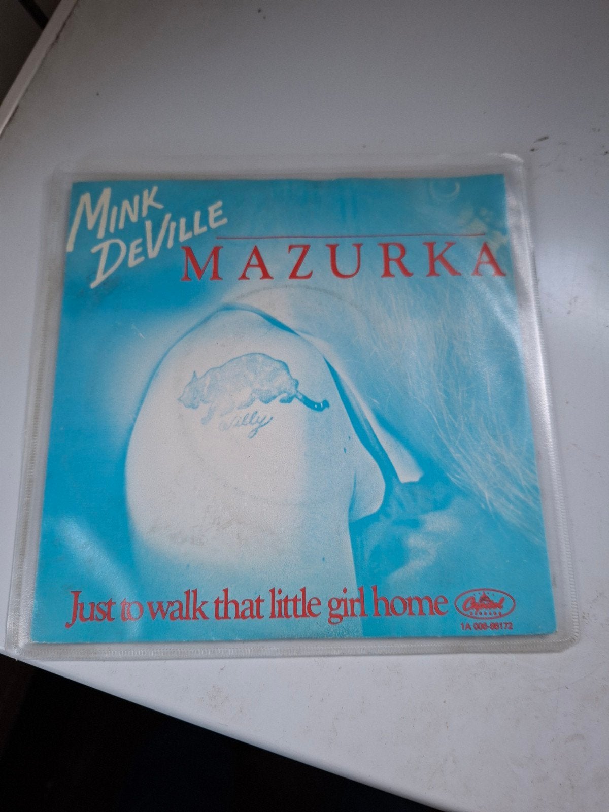 Mink DeVille - Le Chat Bleu / Mazurka (Vinyl Single), Gebruikt, 7 inch, Ophalen of Verzenden, Pop