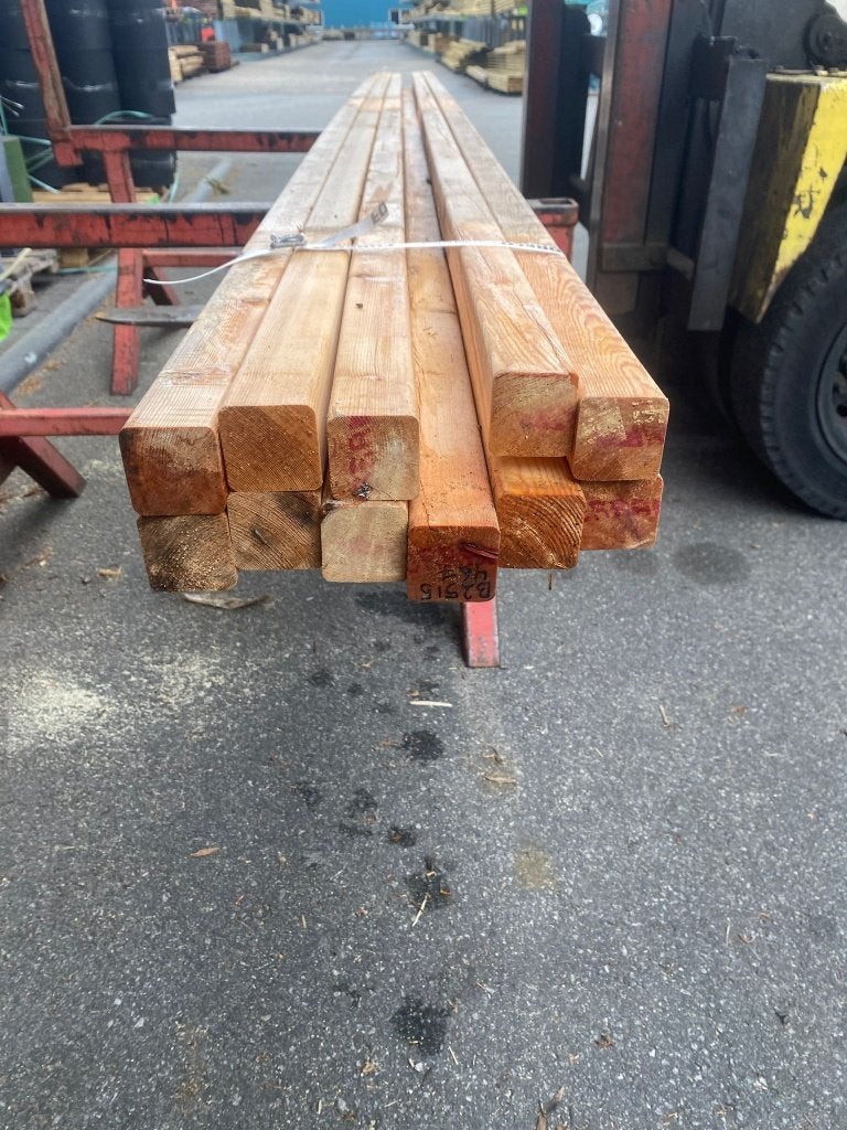 Onbehandelde palen 45x45mm 420cm nr. 720, Ophalen, Zo goed als nieuw, 250 cm of meer, Palen