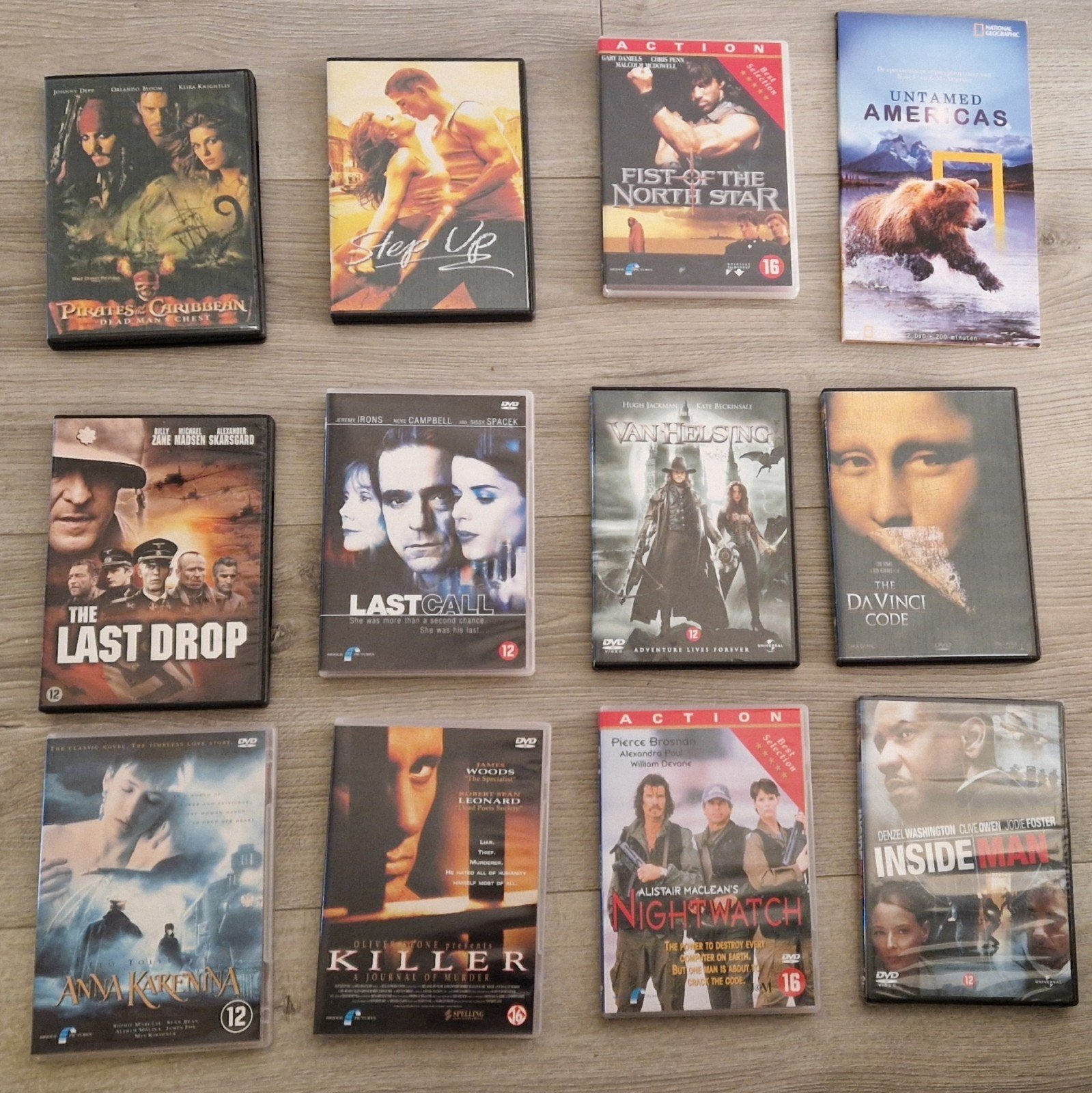 Diverse DVD's, Ophalen, Gebruikt, Engels, Inclusief doosje