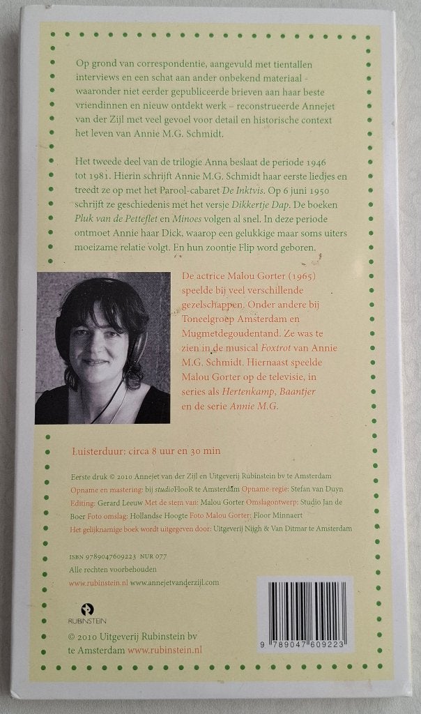 Anna Deel 2 - Luisterboek (8 CD's) - Annejet van der Zijl, Cd, Volwassene, Ophalen of Verzenden, Annejet van der Zijl