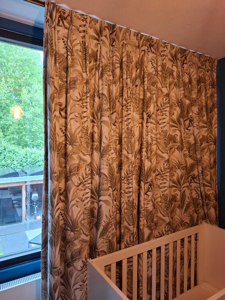 Verduiternde gordijnen 2x160x238, Ophalen of Verzenden, Zo goed als nieuw, Groen
