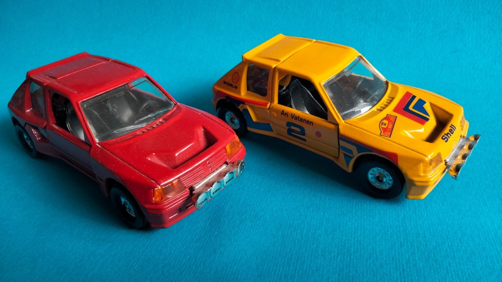 Corgi Toys Peugeot 205 Turbo 16 Rally, Ophalen of Verzenden, Gebruikt