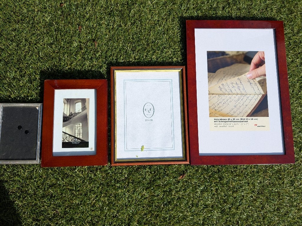 fotolijsten 3 verschillende maten, Audio, Tv en Foto, Gebruikt, Hout, Ophalen of Verzenden, Wissellijst