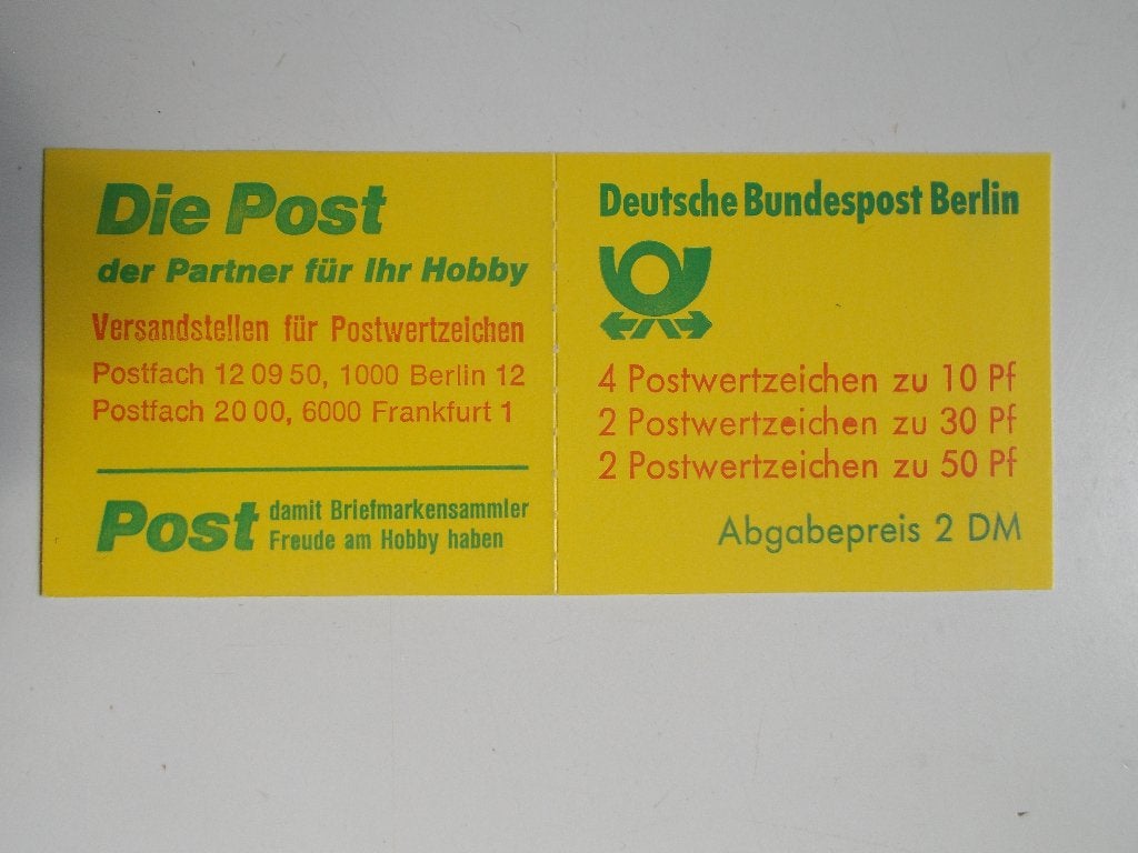 BRD Berlin, Compleet Postfris Postzegelboekje 1981., Postzegels en Munten, Ophalen, BRD, Postfris