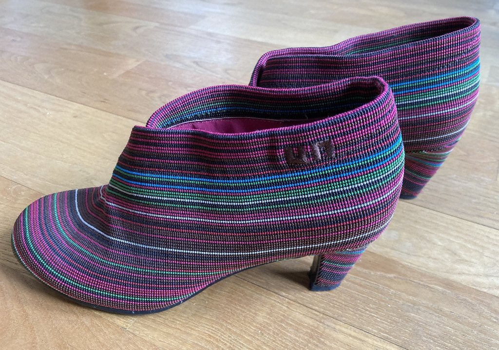 Damesschoenen met hak UNITED NUDE zeer kleurrijk maat 38, Schoenen met lage hakken, Overige kleuren, Ophalen of Verzenden, Zo goed als nieuw