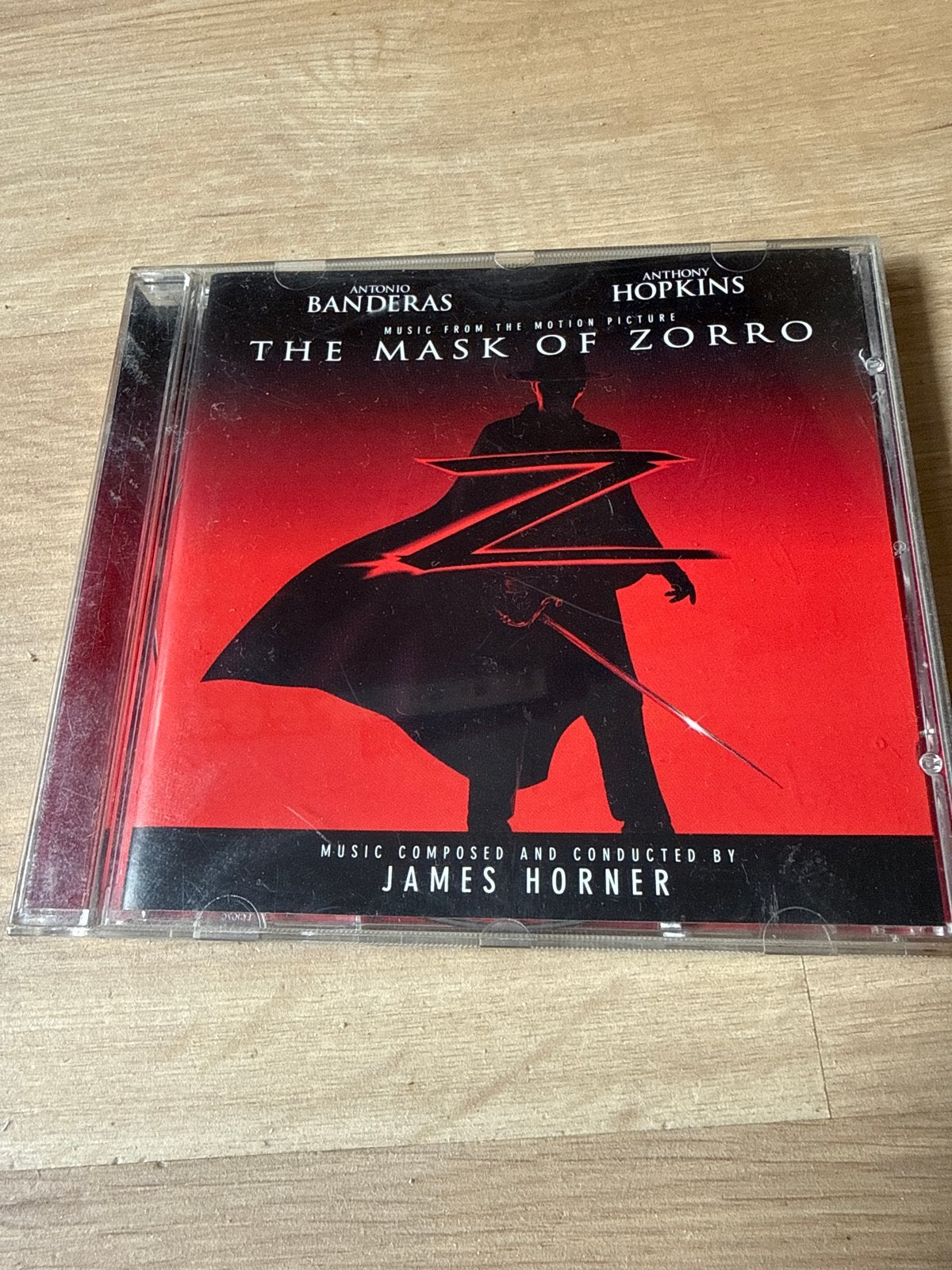 The Mask of Zorro Soundtrack CD - James Horner, Soundtrack, Ophalen of Verzenden, Gebruikt