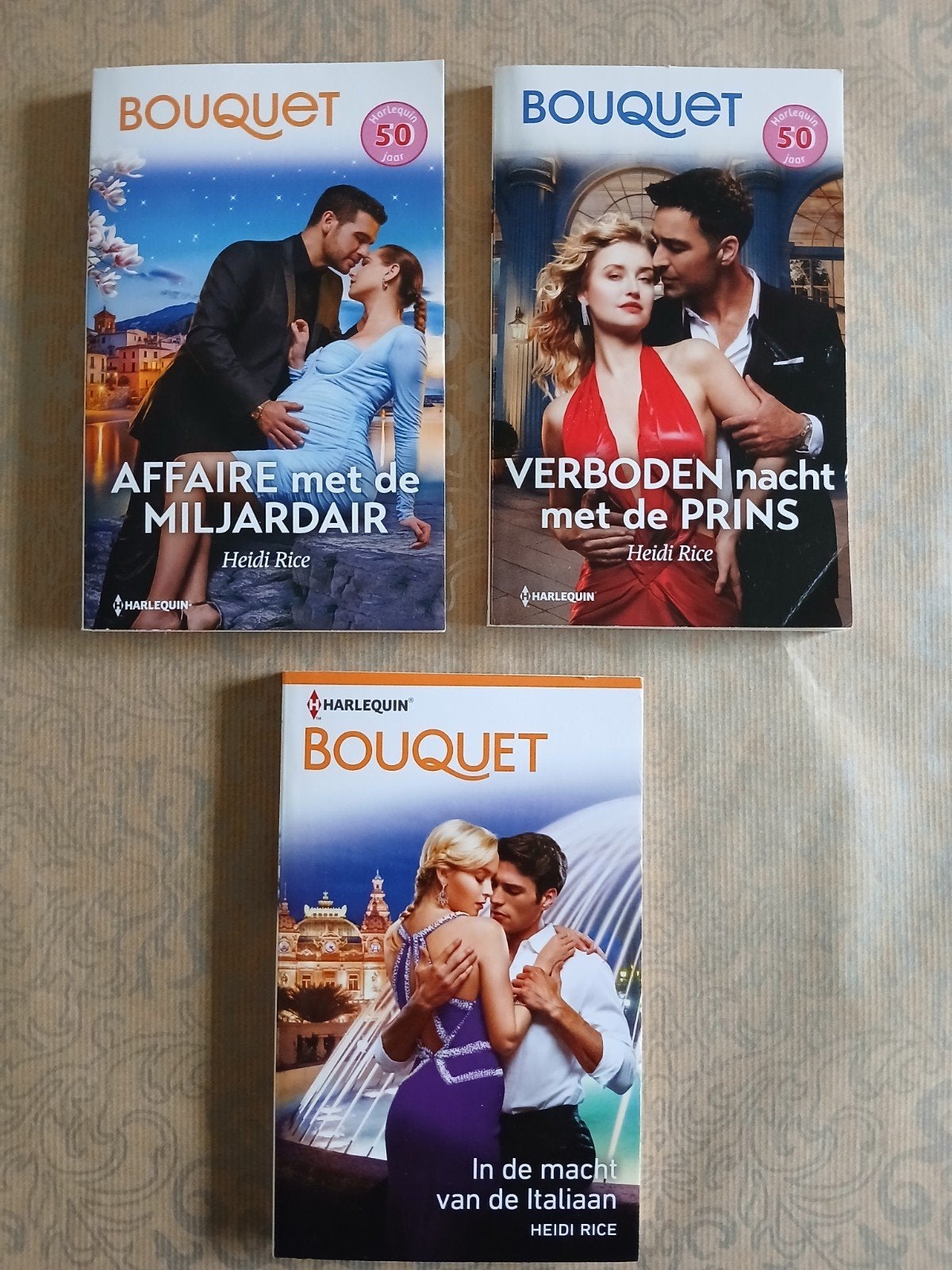 Harlequin Bouquet reeks- Heidi Rice collectie, Ophalen of Verzenden, Zo goed als nieuw, Heidi Rice, Nederland