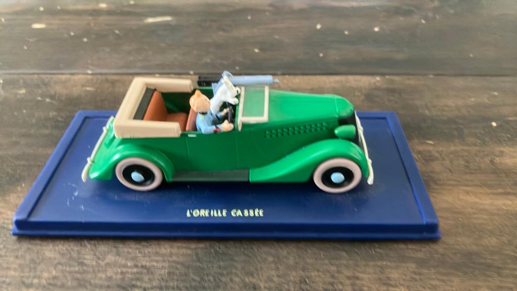 Kuifje auto: Het gebroken oor, Verzamelen, Ophalen of Verzenden, Kuifje, Zo goed als nieuw, Beeldje of Figuurtje