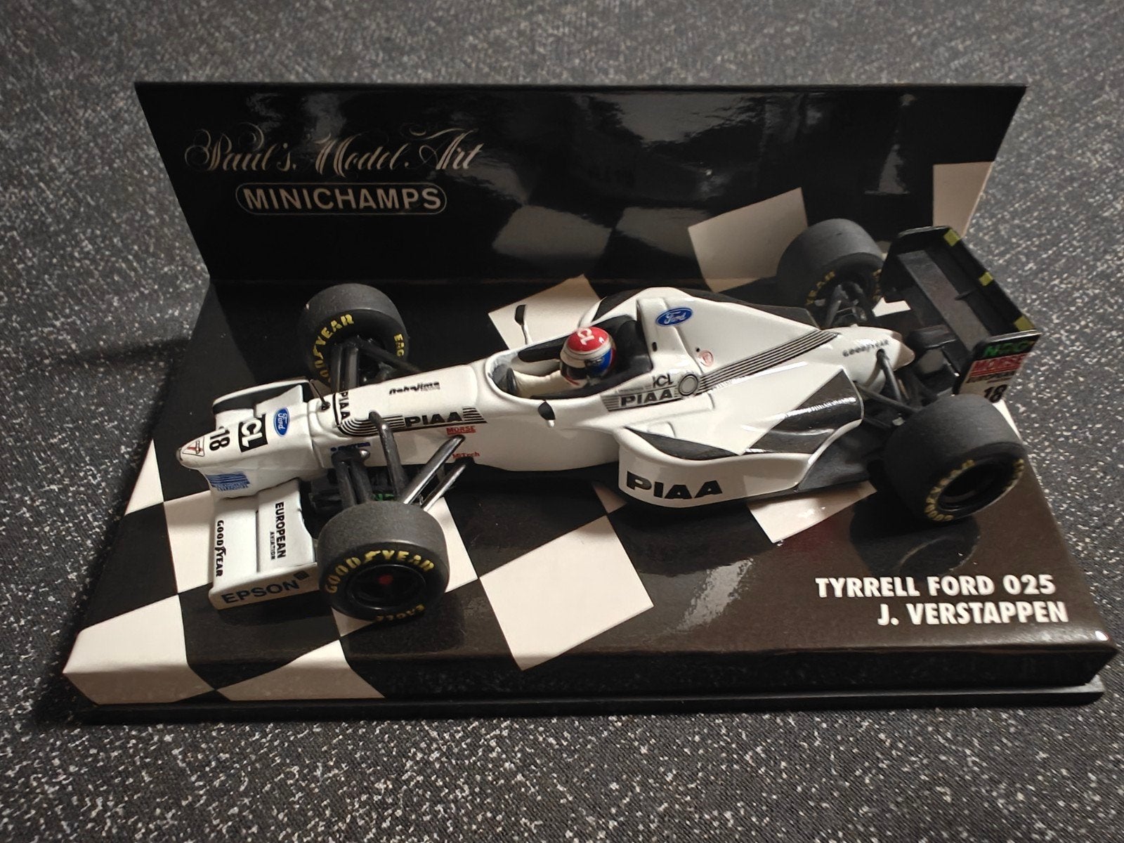Minichamps Tyrrell Ford 025 Jos Verstappen, Ophalen of Verzenden, Zo goed als nieuw, Overige typen