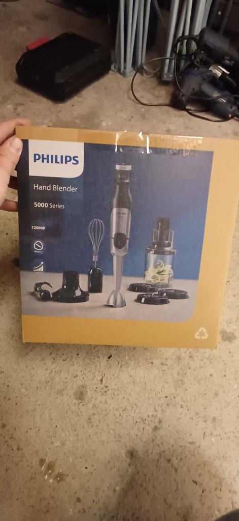 Philips Hand Blender 5000, Witgoed en Apparatuur, Blenders, Ophalen, Nieuw, Blender