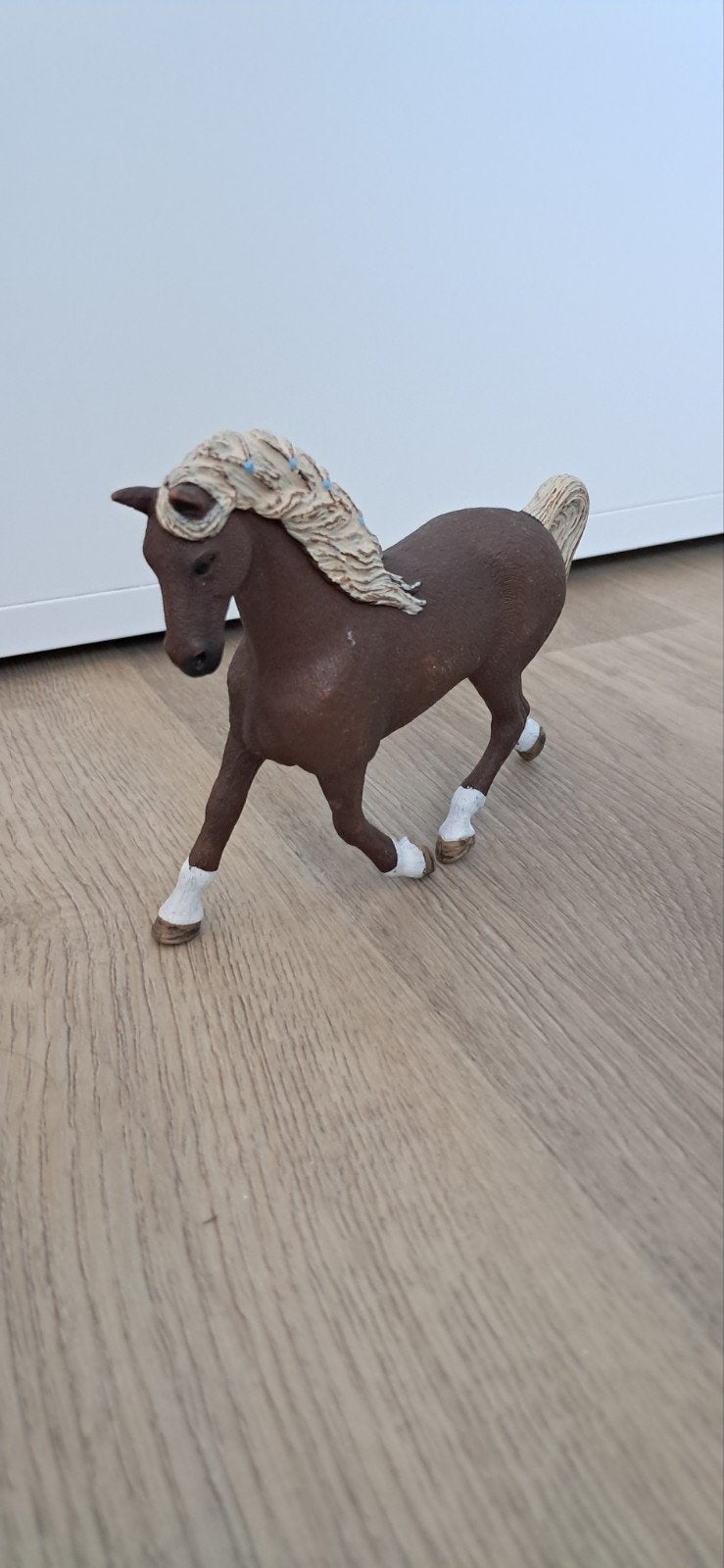 schleich holsteiner merrie, Ophalen of Verzenden, Zo goed als nieuw, Paard, Beeldje of Figuurtje