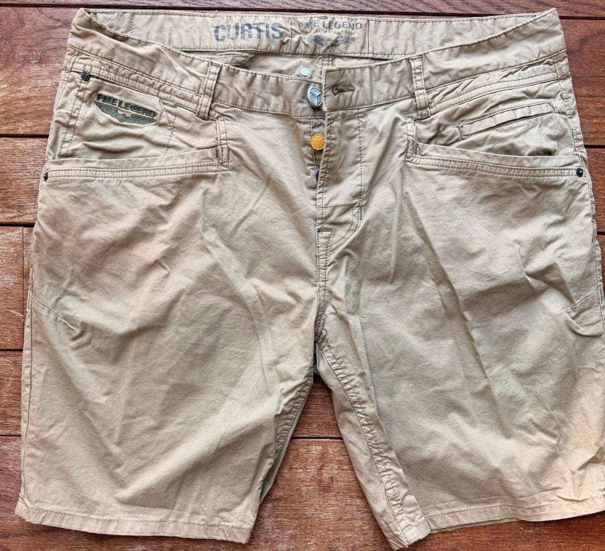 PME Legend korte broek - Beige - 38, Ophalen of Verzenden, Gedragen, Overige maten, Beige