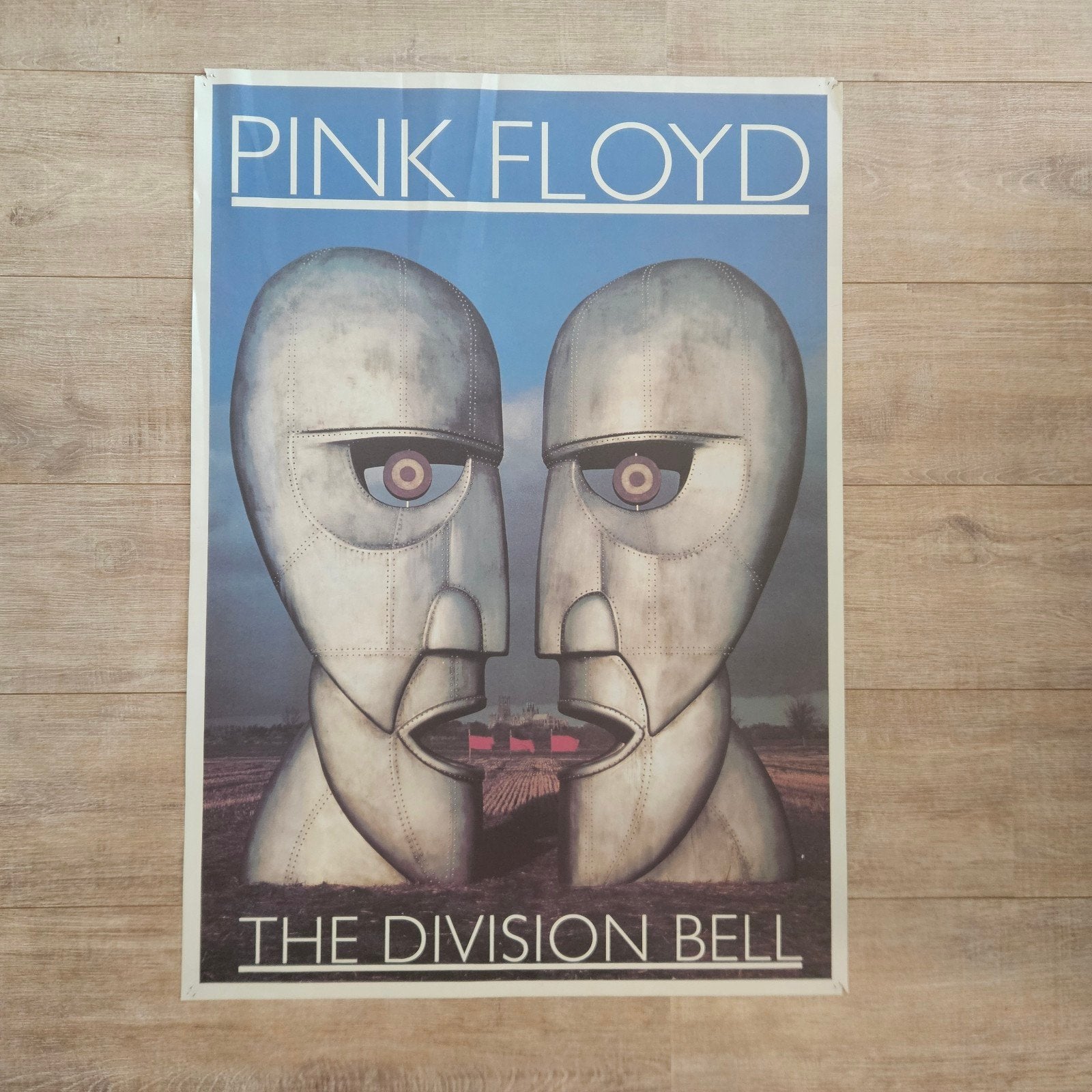 Pink Floyd The Division Bell poster 61 x 86 cm, Deurposter of groter, Ophalen of Verzenden, Muziek, Rechthoekig Staand