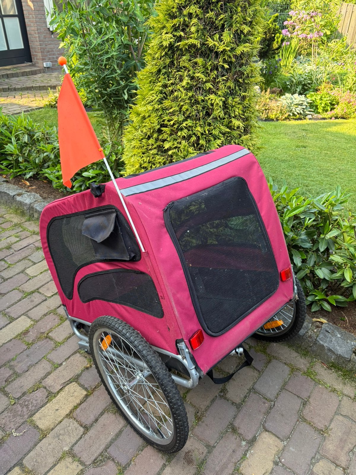 Hondenkar voor fiets, Ophalen, Gebruikt