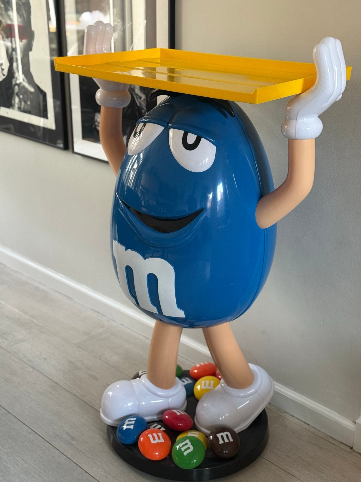 M&M's Dispenser Blauw - Candy Store Display, Ophalen of Verzenden, Zo goed als nieuw