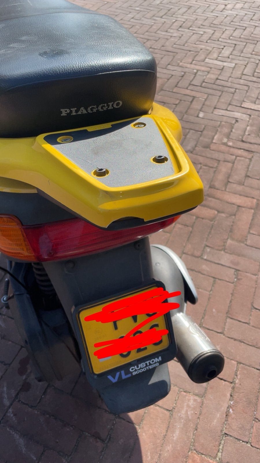 Fastrider spoiler/rekje type,1,2,3, fr, sp, Fietsen en Brommers, Scooters | Peugeot, Ophalen of Verzenden, Zo goed als nieuw, Benzine