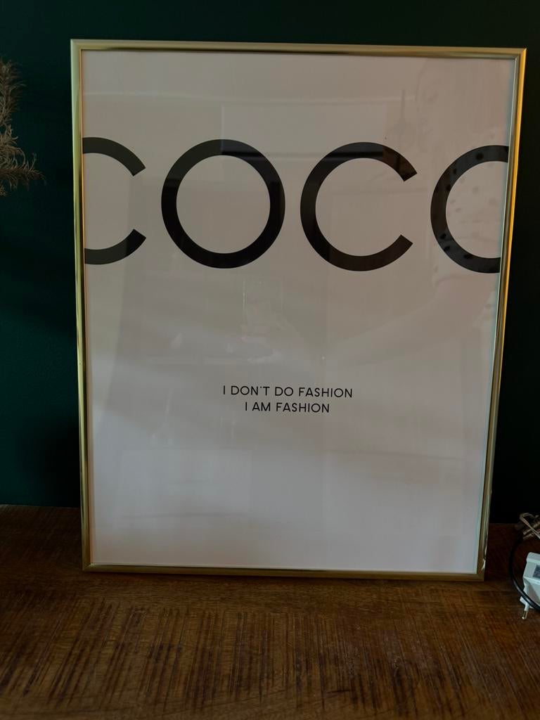 Fotolijst met poster desenio, Minder dan 50 cm, 50 tot 75 cm, Metaal of Aluminium, Ophalen of Verzenden