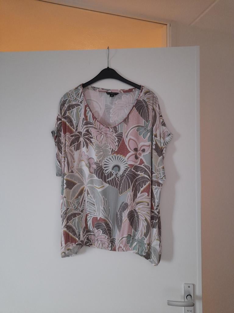 Mooi linnenlook tuniek  48, Kleding | Dames, Grote Maten, Ophalen of Verzenden, Zo goed als nieuw, Blouse of Tuniek