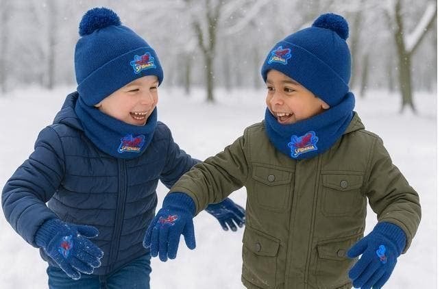 Spiderman Winterset: Handschoenen, Muts, Colsjaal, Kinderen en Baby's, Kinderkleding | Mutsen, Sjaals en Handschoenen, Setje, 110 t/m 116