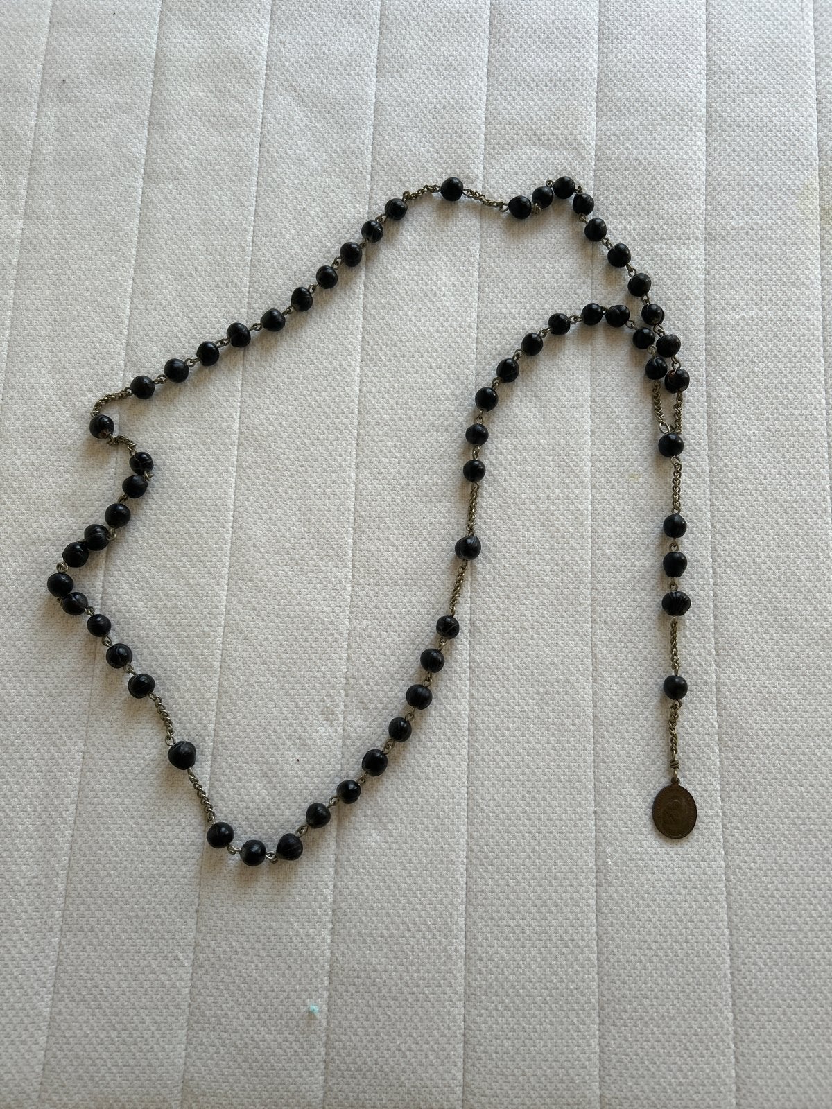 Antieke houten rozenkrans, Ophalen of Verzenden