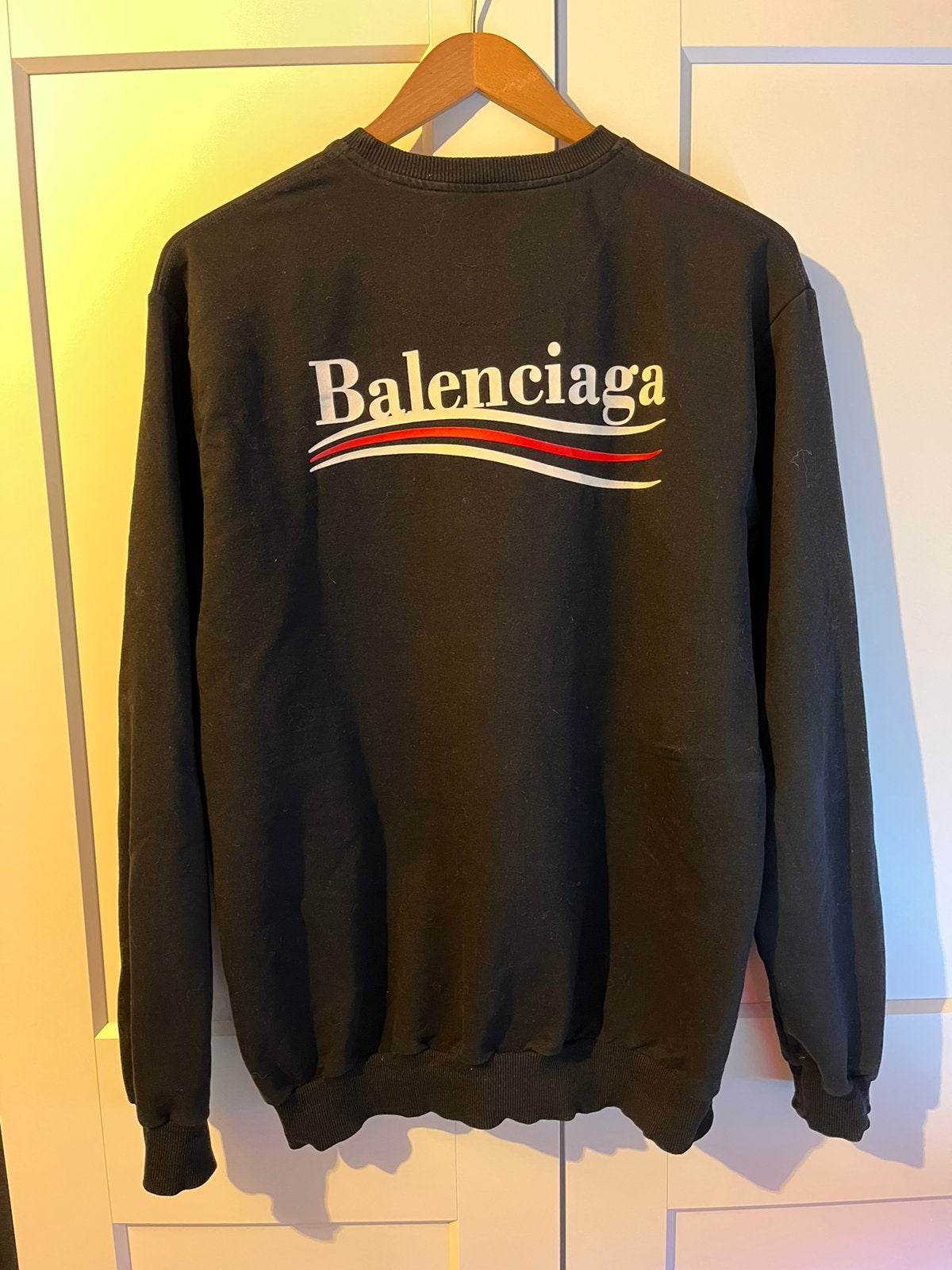 Replica Balenciaga sweater zwart XXL, Ophalen of Verzenden, Zo goed als nieuw, Maat 56/58 (XL), Zwart