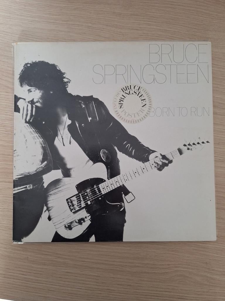Bruce Springsteen - Born to Run met poster, zeldzame persin, Ophalen of Verzenden