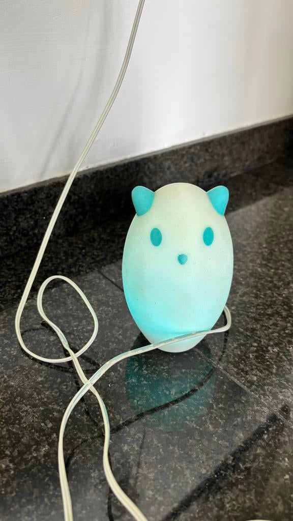 Ikea Spöka nachtlampje blauw - Leuke kinderlamp, Ophalen of Verzenden, Gebruikt, Lamp