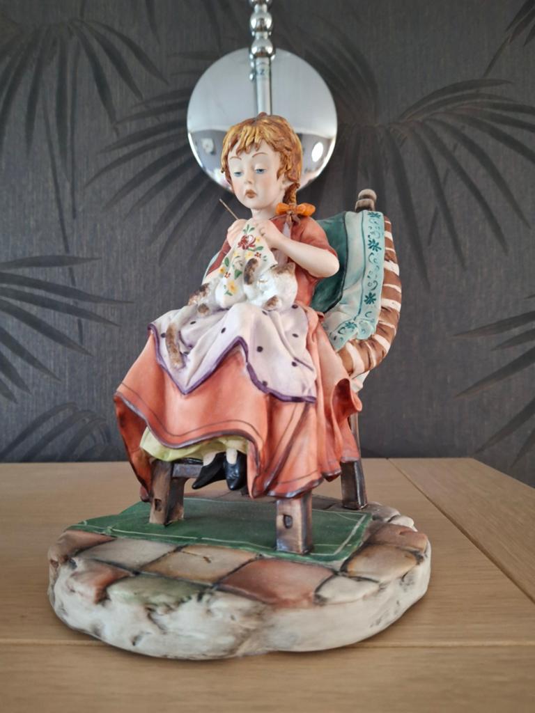Prachtige Capodimonte beeldjes - Collectie of per stuk, Groep mensen, Handgemaakt, Minder dan 20 cm, Ophalen of Verzenden