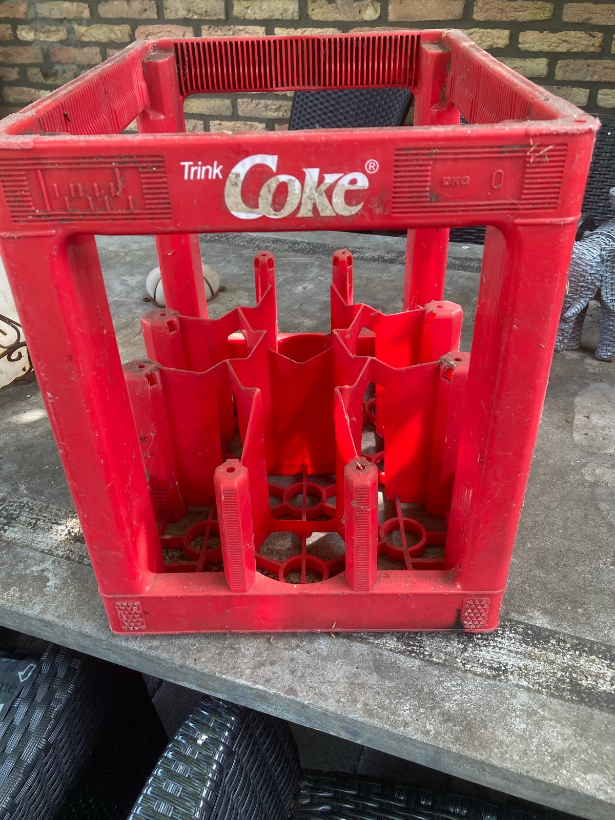 Vintage Coca-Cola Flessenkrat - Rood, Gebruikt, Ophalen of Verzenden, 5 – 50, Minder dan 50 cm