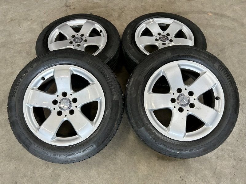 16 inch originele velgen + zomerbanden MB E klasse W212, Auto-onderdelen, Gebruikt, -, Banden en Velgen, -