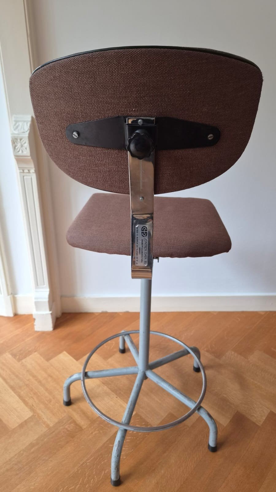 Vintage Atelierstoel - In Hoogte Verstelbaar, Ophalen